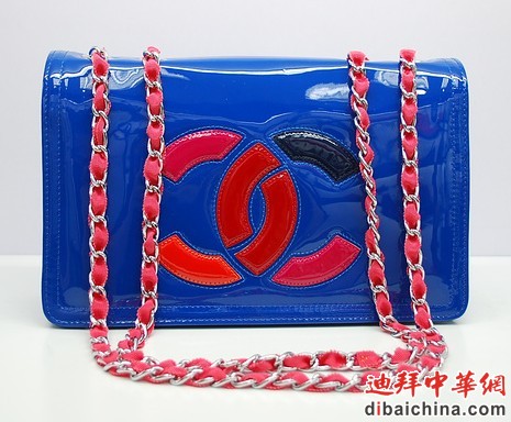 2012春夏蓝漆皮原版皮和五金1：1定做26 17 7.jpg
